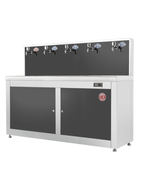 五龍頭普通式校園溫熱型商用電開水器黑色