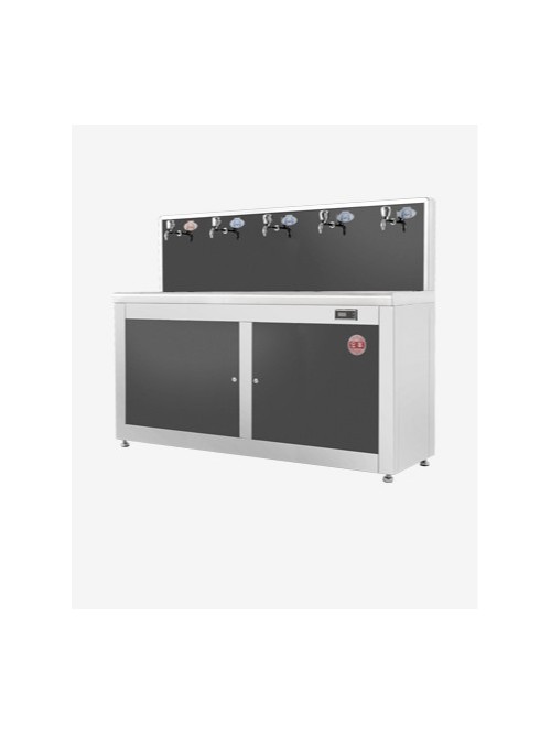 五龍頭普通式校園溫熱型商用電開水器黑色 五龍頭普通式校園溫熱型商用電開水器黑色