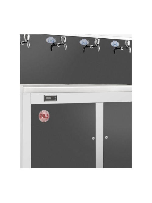 五龍頭普通式校園溫熱型商用電開水器黑色 五龍頭普通式校園溫熱型商用電開水器黑色